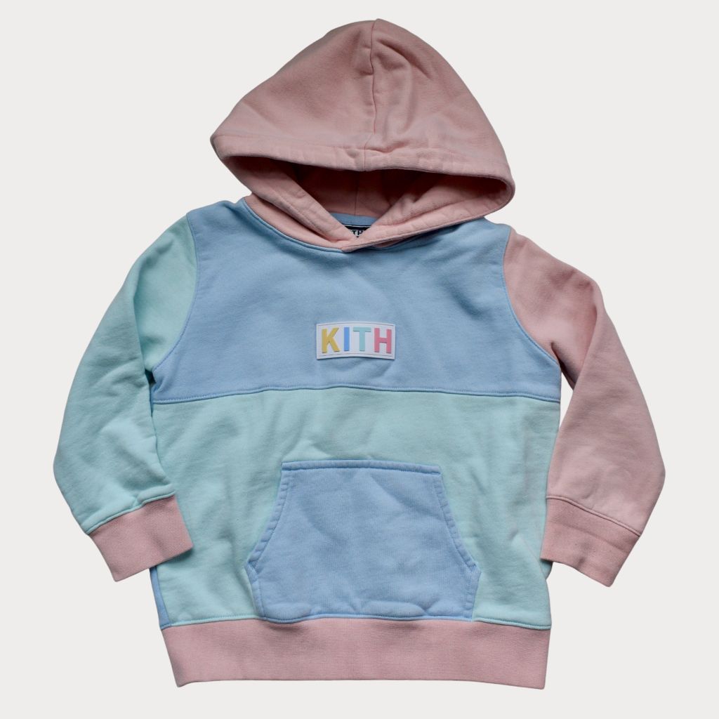 Kith Color Block Toddler Hoodie Size 3T mini mrkt