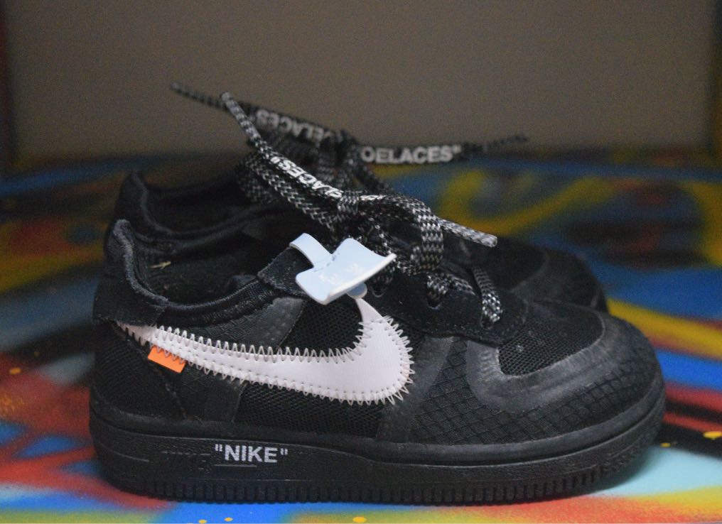 Nike Air Force 1 x Off-White "The 10" Black Size 8C
