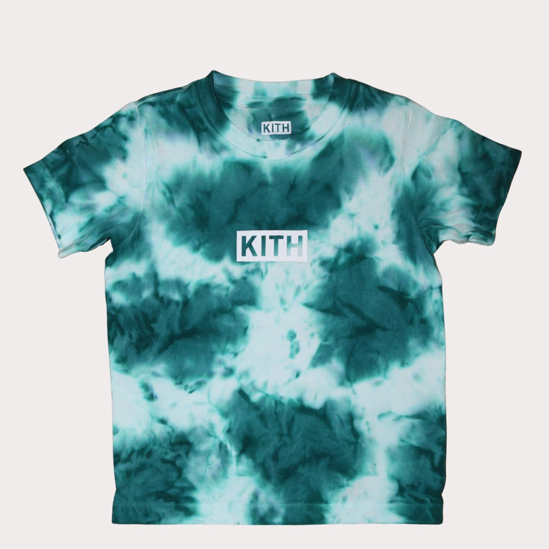 Kith Aqua Tie Dye Toddler T-Shirt 3T