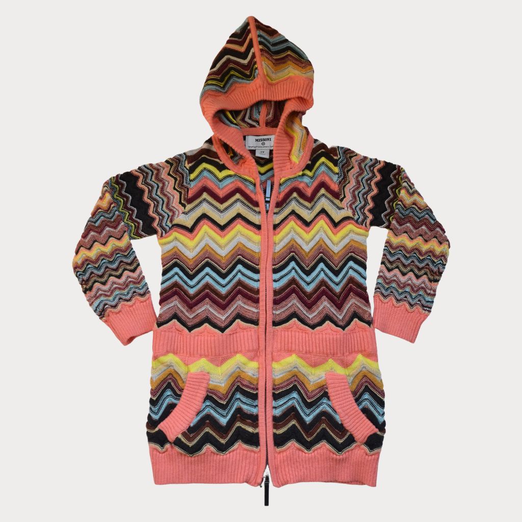 Missoni x Target 20th Anniversary Collection Zip Hoodie Size 2T
